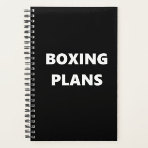 Planos de Boxing do Tema Esportivo do Planejador d