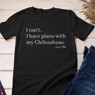 Planos Fofos com Minha Mãe de Cachorro Chihuahua P