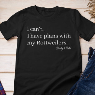 Planos Fofos com Minha Mãe de Rottweiler Personali