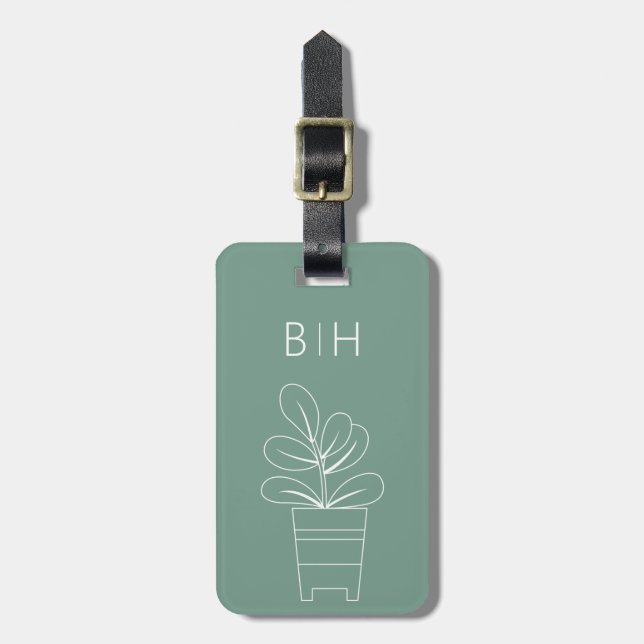 Plant Luggage Tags (Frente Vertical)