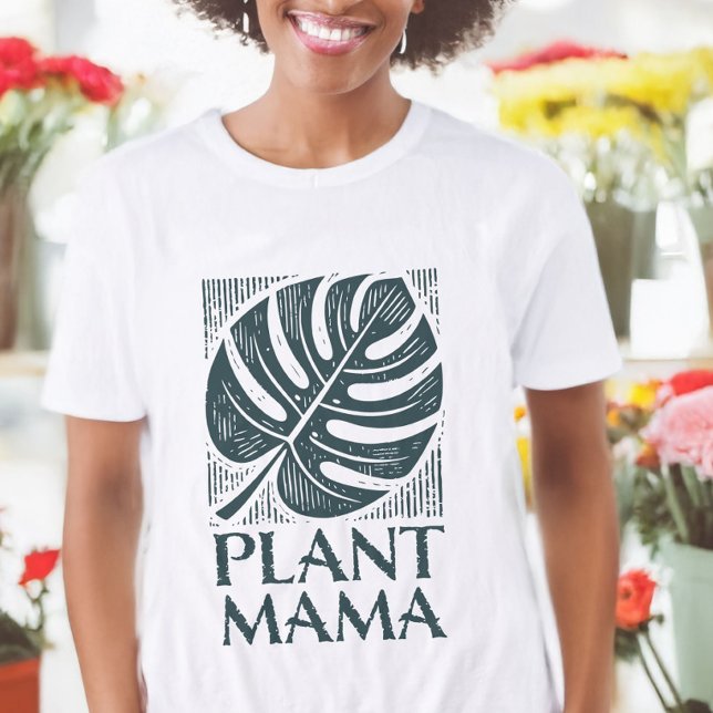Plant Mama Monstera Leaf Nature Lover (Criador carregado)