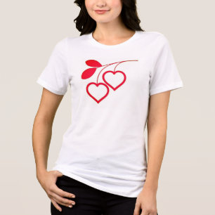 Planta Amor Tee - Natureza e Corações Combinados!