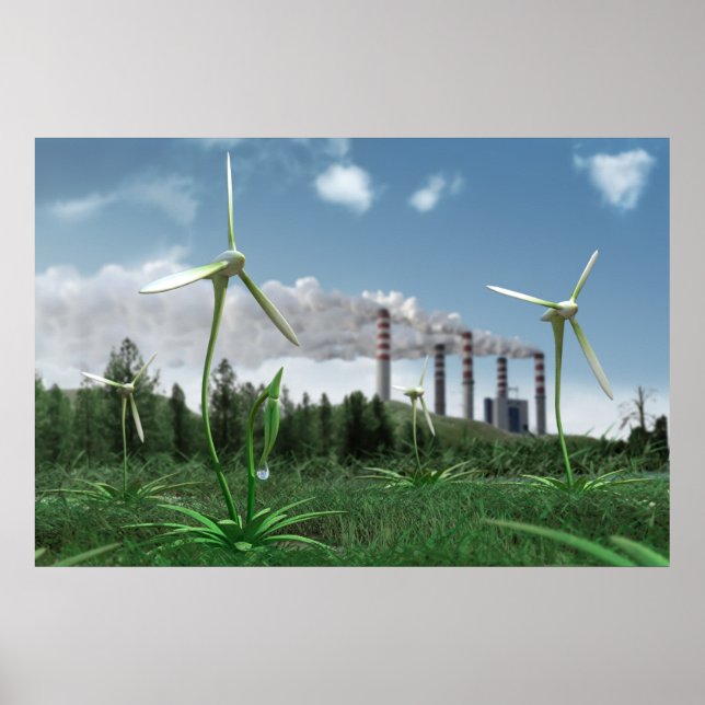 Planta de energia 3 Poster (Frente)