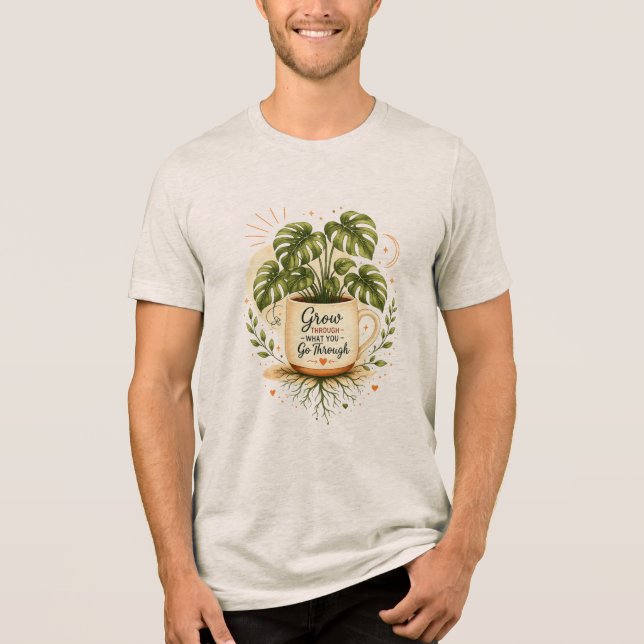 Planta Monstera em Caneca de Café | Botânica Aconc (Frente)