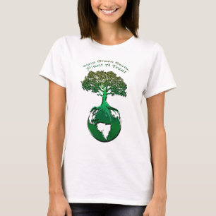 PLANTA Uma Camisa Do Dia Da Terra Da Ecologia Da Á
