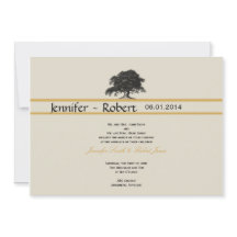 Plantação de Árvore de Carvalho no Convite Dourado