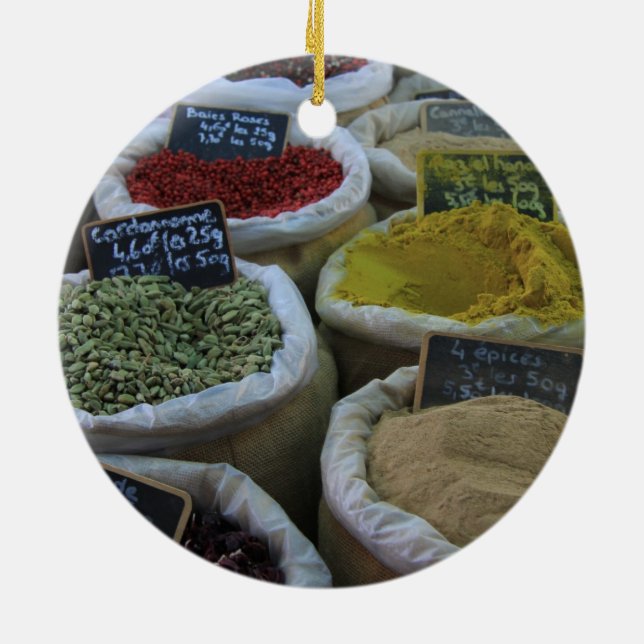 Plantas aromáticas e Enfeites de natal de especiar (Traseira)