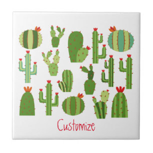 Plantas De Cactus De Flor Vermelho-Cortadas Thunde