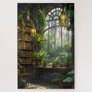 Plantas e livros Quebra-cabeça de serra