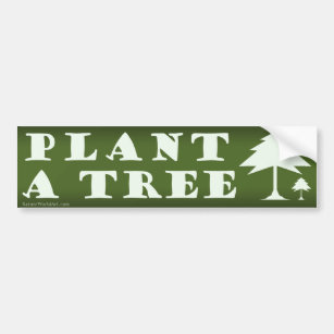 Plante Um Adesivo De Bomba De Árvore