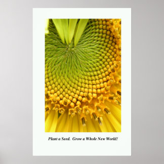Plante uma Semente. Cresça um Mundo Novo! Poster 2