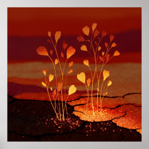 Plântulas Emergentes - Poster Solarpunk
