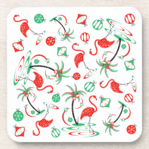 Plástico da porta copos do flamingo vermelho do