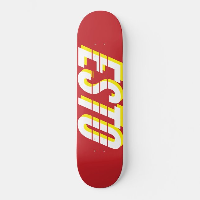 plataforma 8" do skate do esto (Frente)