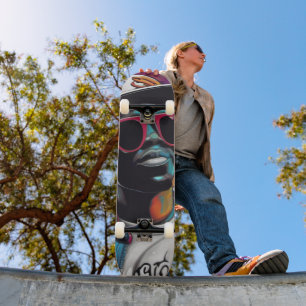 Plataforma de skate - Street graffiti art Hip Hop 