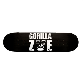 Plataforma do skate de Zoe do gorila