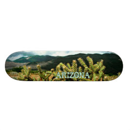 Plataforma do skate do cacto da arizona e da foto