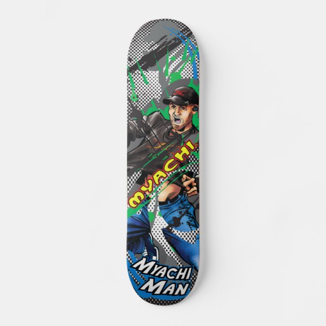 Plataforma do skate do homem de Myachi (Frente)