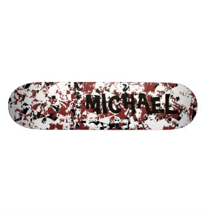 Plataforma do skate do Splatter do Grunge
