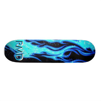 Plataforma EXTREMA do skate da chama azul