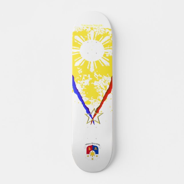 Plataforma filipino do skate da bandeira do estilo (Frente)