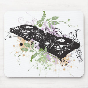 Plataforma giratória Mousepad do DJ