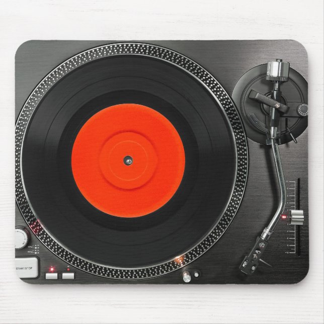 Plataforma giratória Mousepad do DJ (Frente)