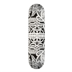 Plataforma tribal do skate do tatuagem no estilo