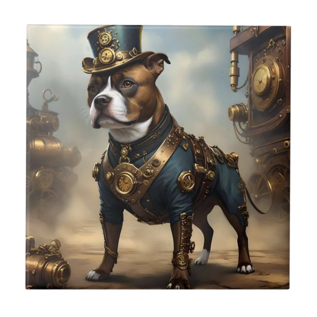 Plataformas Mecânicas: Steampunk Staffordshire Ter (Frente)