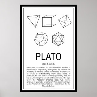 Platão Poster