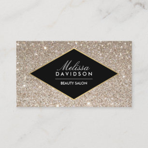 Platinum Glitter e Glamor Beauty Cartão de visita