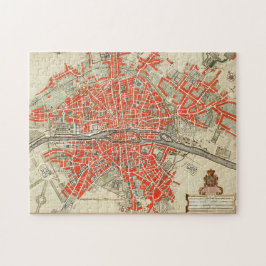 Plattegrond van Parijs Quebra-cabeça