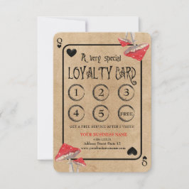 Play Card Crazy Mushroom Loyalty Card