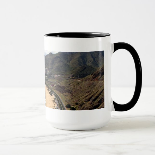 Playa de las Teresitas, caneca de Tenerife (Direita)