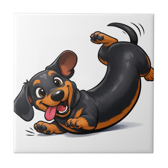 Playful Dachshund Puppy  (Frente)