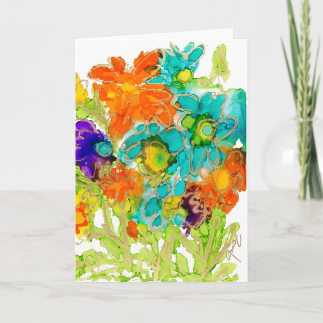 Playful One Lovitude Cartão em Branco por Anne Pry (Frente)