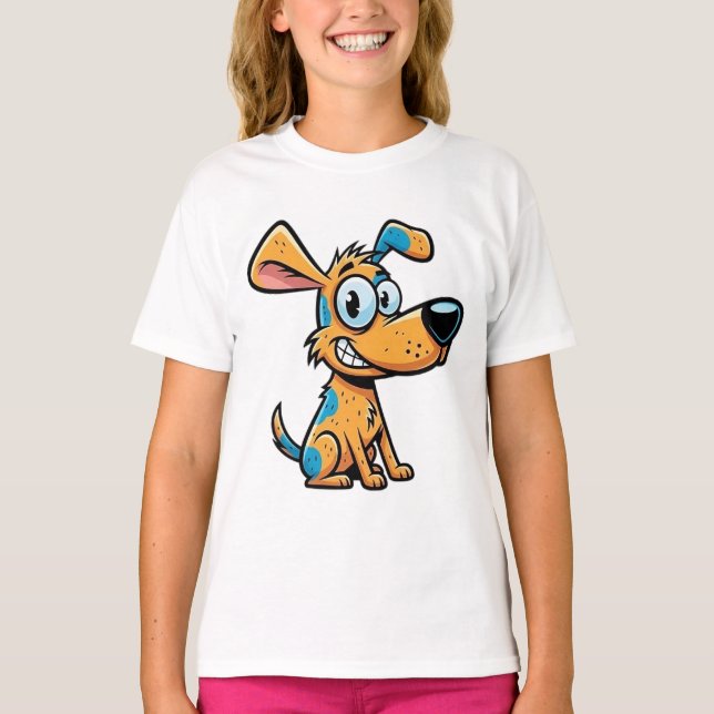 Playful Pup Kids' Pullover Hoodie (Frente)
