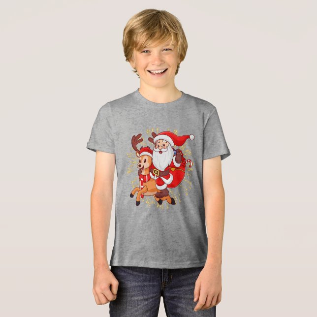 **"Playful Santa Claus Design – Fun and Festive Ch (Frente Completa)