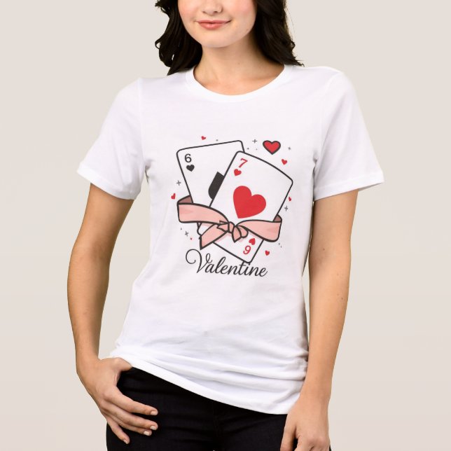 Playing Cards Valentine 6 & 7 Romantic Gift (Frente)