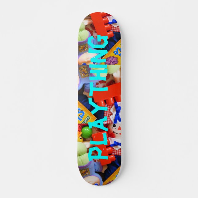 Plaything Toy Pattern Kids Mini skateboard (Frente)