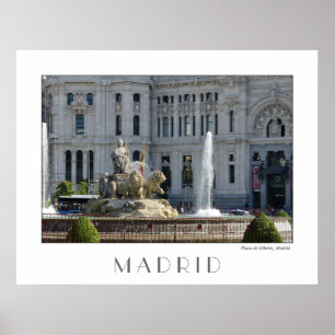 Plaza de Cibeles, poster de Madrid