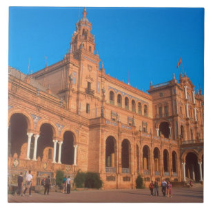 Plaza de Espana em Sevilha, Espanha.