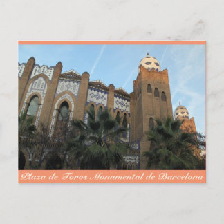 Plaza de Toros Monumental, Barcelona, Cartão Posta