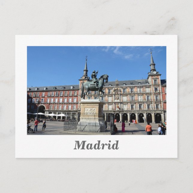 Plaza Mayor, Madrid Cartão postal (Frente)