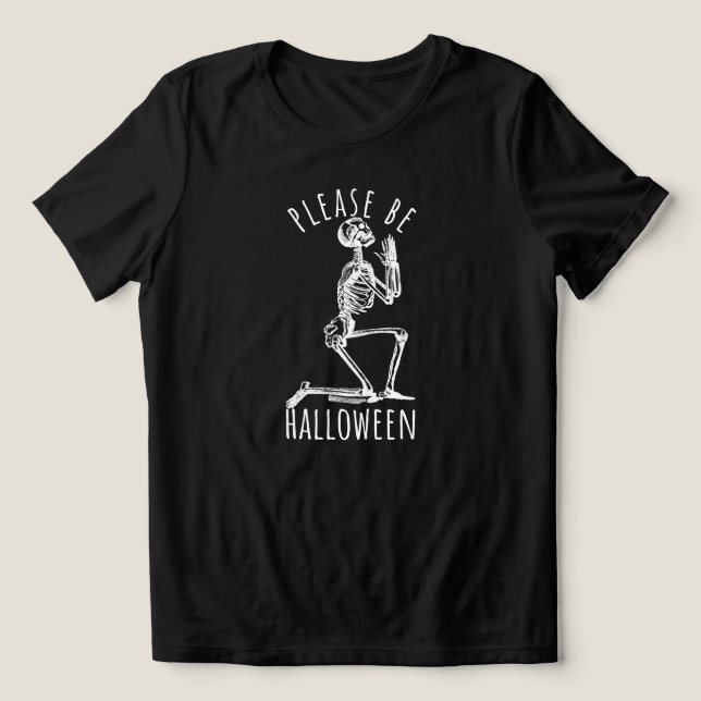 Please Be Halloween Spooky Season Skeleton (Design frontal)
