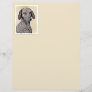 Plott Painting - Arte de Cachorro Original