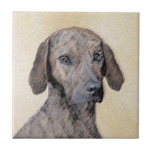 Plott Painting - Arte de Cachorro Original