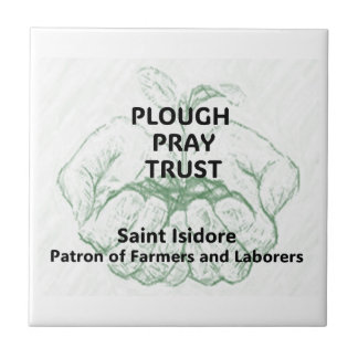 "Plough Pray Trust" Saint Isidore Magnet