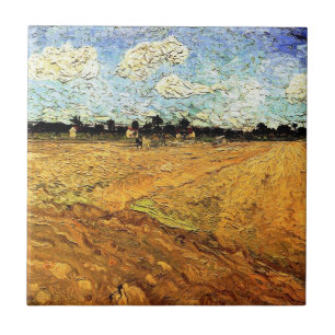 Plowed Field (the Furrows), por Vincent van Gogh