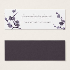 Plum blossom Sumie Website de Casamento Inserir Ca